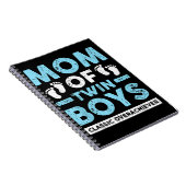 Mam van Twin Boys Classic Overhaalver Twin Ma Twi Notitieboek (Rechterzijde)