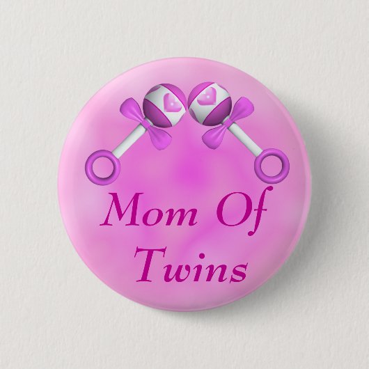 Mam van Twin Girls Button (Voorkant)