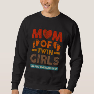 Mam van Twin Girls Classic Overhaalver Twin Mam Tw Trui