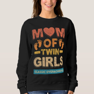 Mam van Twin Girls Classic Overhaalver Twin Mam Tw Trui