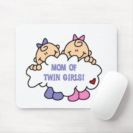 Mam van Twin Girls Muismat (Met muis)