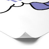 Mam van Twin Girls T-shirts en cadeautjes Poster (Hoek)