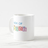 Mam van Twins Blocks Koffiemok (Voorkant links)