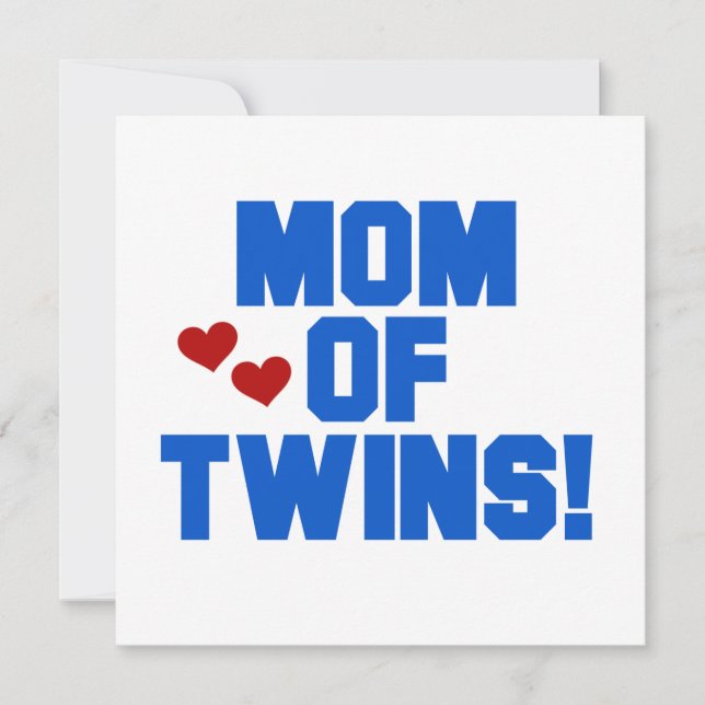 Mam van Twins Blue Text Gifts (Voorkant)