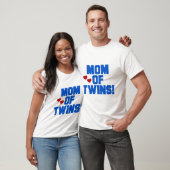 Mam van Twins-Blue Text Tshirts en Gifts (Unisex)