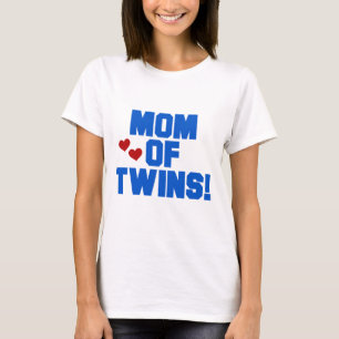 Mam van Twins-Blue Text Tshirts en Gifts