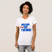 Mam van Twins-Blue Text Tshirts en Gifts (Voorkant volledig)