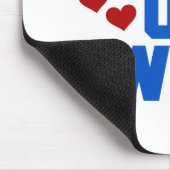 Mam van Twins-Blue Text Tshirts en Gifts Muismat (Hoek)