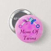 Mam van Twins Button (jongen, meisje) (Voorkant /achterkant)
