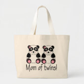 Mam van Twins Canvas tas (Voorkant)