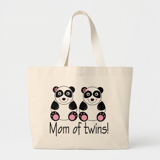 Mam van Twins Canvas tas (Voorkant)