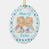 Mam van Twins Cute Baby Keepomwille Ornament Gift (Rechts)