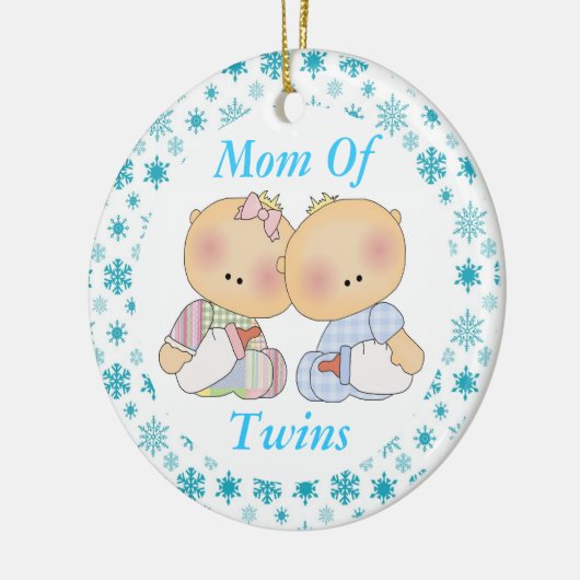 Mam van Twins Cute Baby Keepomwille Ornament Gift (Links)