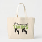 Mam van Twins Grote Tote Bag (Voorkant)
