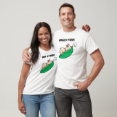 Mam van Twins-Peas in een pod-shirt en cadeaus T-shirt (Unisex)
