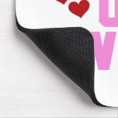 Mam van Twins-roze tekentshirts en cadeautjes Muismat (Hoek)