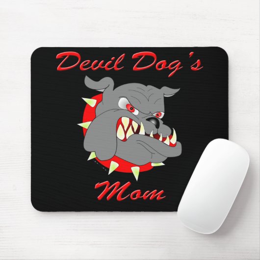 Mam van USMC Devil Dog Muismat (Met muis)