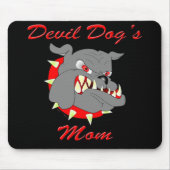 Mam van USMC Devil Dog Muismat (Voorkant)
