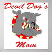 Mam van USMC Devil Dog Poster (Voorkant)