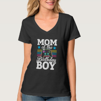 Mam van vrouwen van de Birthday Boy Video Game Pla T-shirt