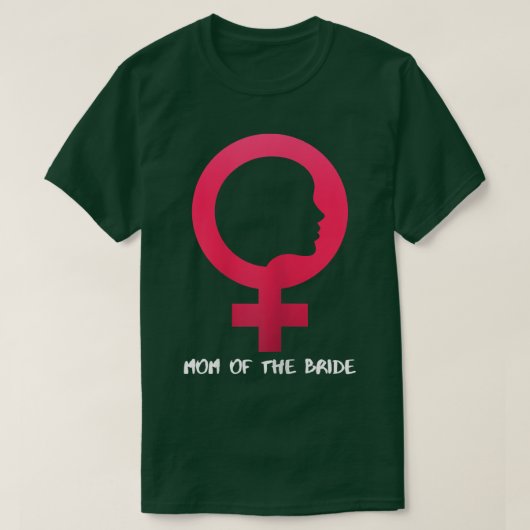 Mam van vrouwen van de bruid t-shirt (Design voorkant)
