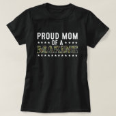 Mam van vrouwen van een marinier t-shirt (Design voorkant)