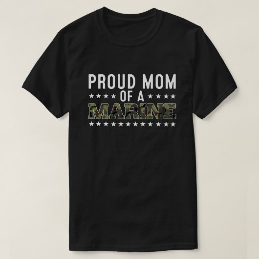 Mam van vrouwen van een marinier t-shirt (Design voorkant)
