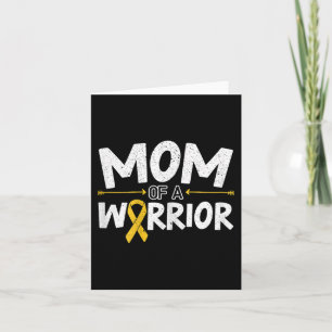 Mam van Warrior Childhood Cancer Awareness Maand Kaart