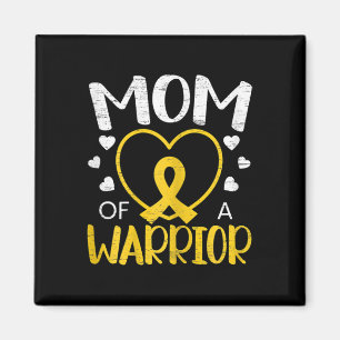 Mam van Warrior Childhood Cancer Awareness Maand Magneet