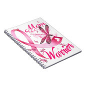 Mam van Warrior Dragonfly Borst Cancer Awareness Notitieboek (Rechterzijde)