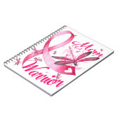 Mam van Warrior Dragonfly Borst Cancer Awareness Notitieboek (Linkerzijde)
