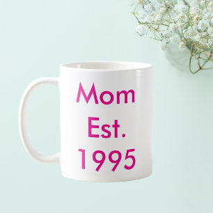 Mam Vast Jaar Gepersonaliseerd Koffiemok