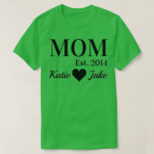 Mam Vastgesteld Aangepast T-shirt (Design voorkant)