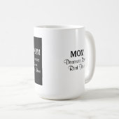 Mam verdient een rusttijd witte puppy Dog Koffiemok (Voorkant rechts)