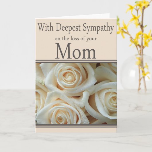Mam verliest sympathie Roos Kaart (Gele Bloem)