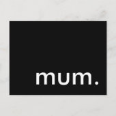 mam. verrassingsfeest uitnodiging briefkaart (Voorkant)