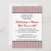 Mam vieren - Moederdag of Mam's verjaardag Kaart (Achterkant)