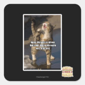 Mam! Vierkante Sticker (Voorkant)