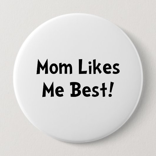 Mam vindt me het beste ronde button 4,0 cm (Voorkant)