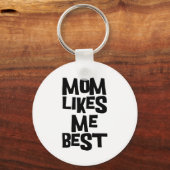 Mam vindt me het beste sleutelhanger (Voorkant)