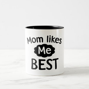 Mam vindt me het beste tweekleurige koffiemok