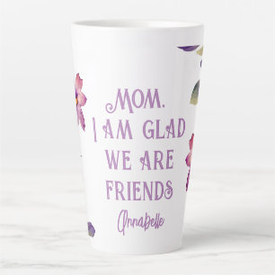 Mam Violet "Blij dat we zijn vrienden" Latte Mok