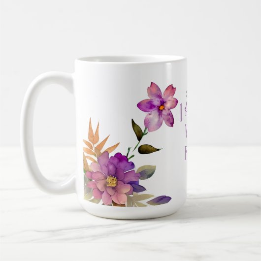 Mam Violet "Blij dat we zijn vrienden" Mok (Links)