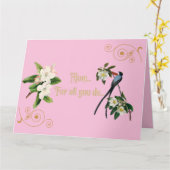 Mam... voor alles wat je doet... Kaart (Gele Bloem)