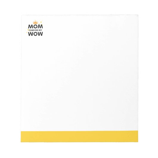 Mam voor altijd mijn moeder, wenskaarten notitieblok (Voorkant)