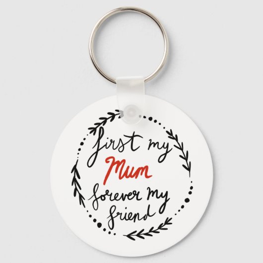 Mam, voor altijd mijn vriend, sleutelhanger (Voorkant)