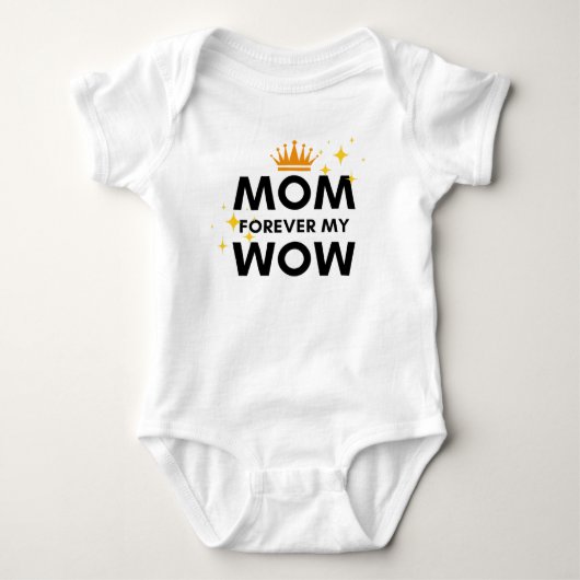 Mam voor altijd mijn wow romper (Voorkant)