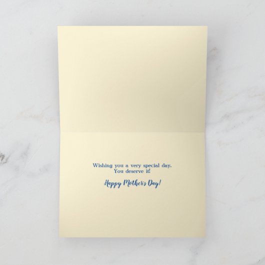 Mam voor je familie ben jij de wereld citaat kaart (Binnen)