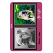 Mam voor koffie na koffie grappige buldog magneet (Verticaal)