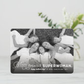 Mam, vriend, supervrouw Happy Moederdag Foto Kaart (Staand voorkant)